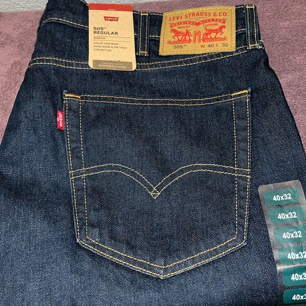 Mens Levi Strauss 505 regular size 40 great deal - Picture 3 of 11